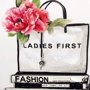 Ladies First Canvas Wall Decor